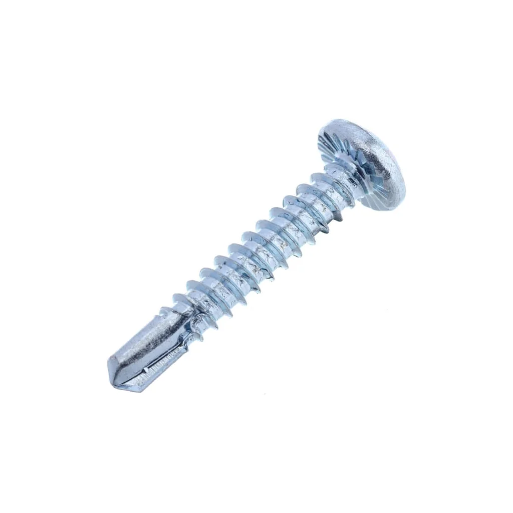 Șurub autoforant cap bombat în cruce PH3 DIN7504 5,5x32mm oțel zincat