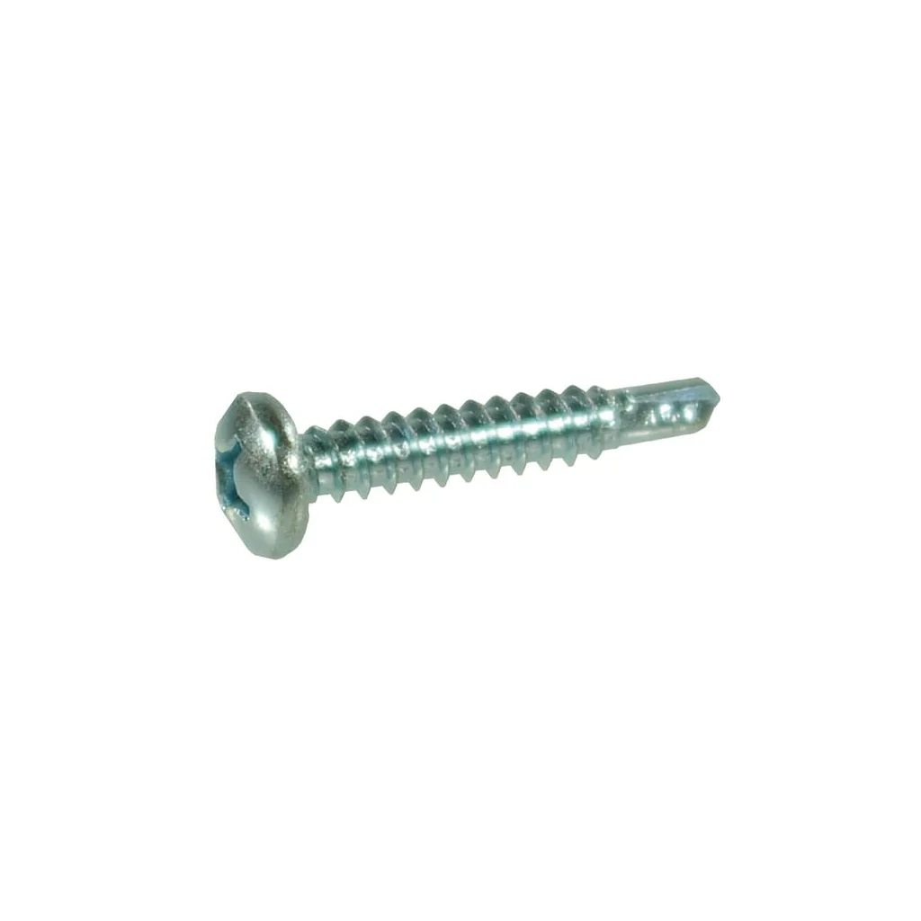 Șurub autoforant cap bombat în cruce PH3 DIN7504 6,3x25mm oțel zincat