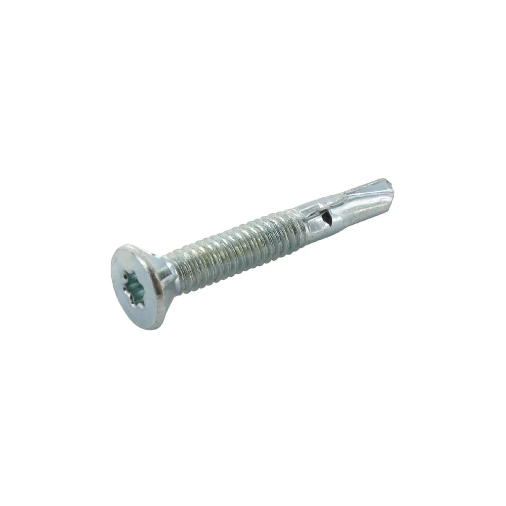 Șurub autoforant cap înecat torx TX30 DIN7504 6,3x85mm oțel zincat