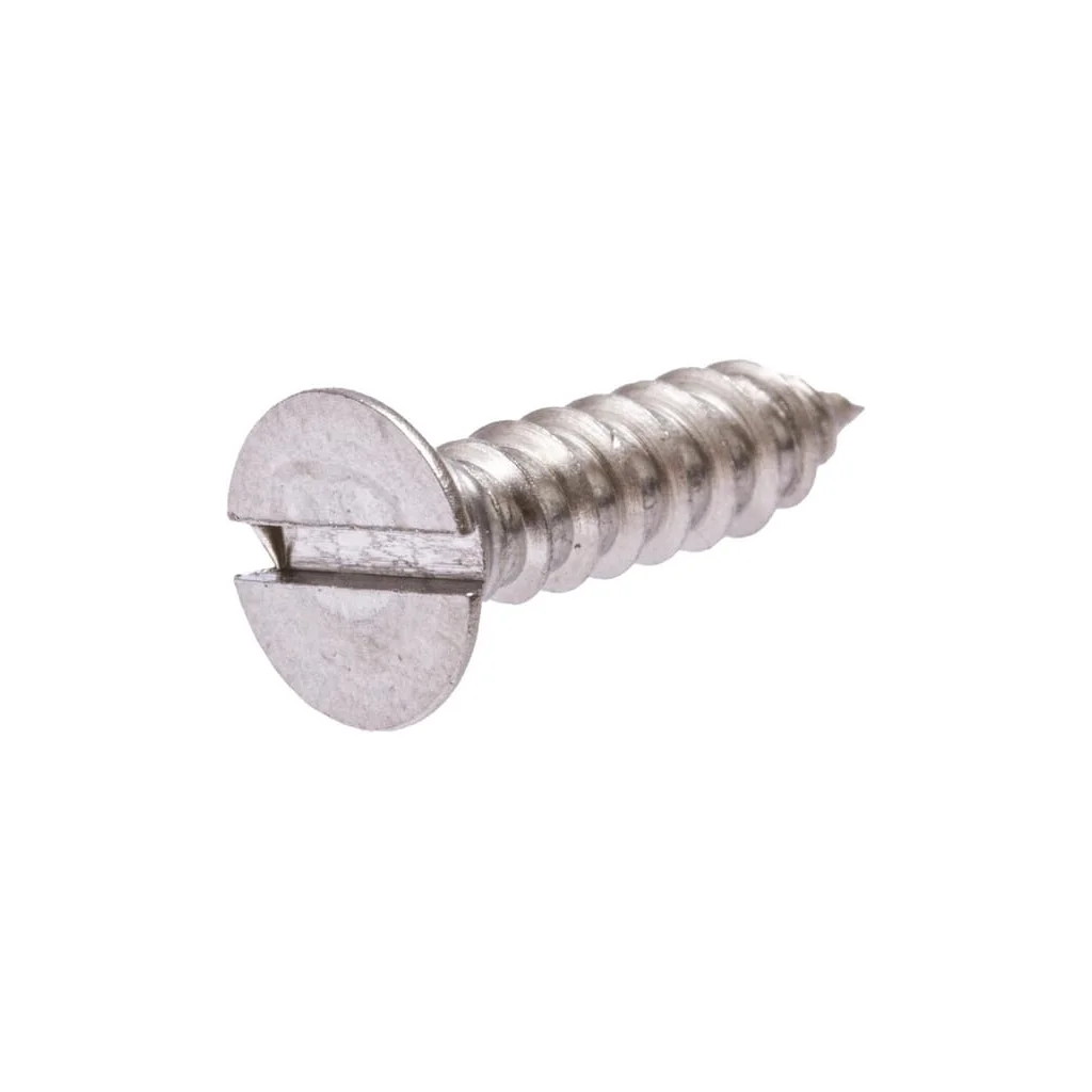 Șurub autofiletant cap înecat crestat DIN7972 3,9x16mm oțel inoxidabil A2