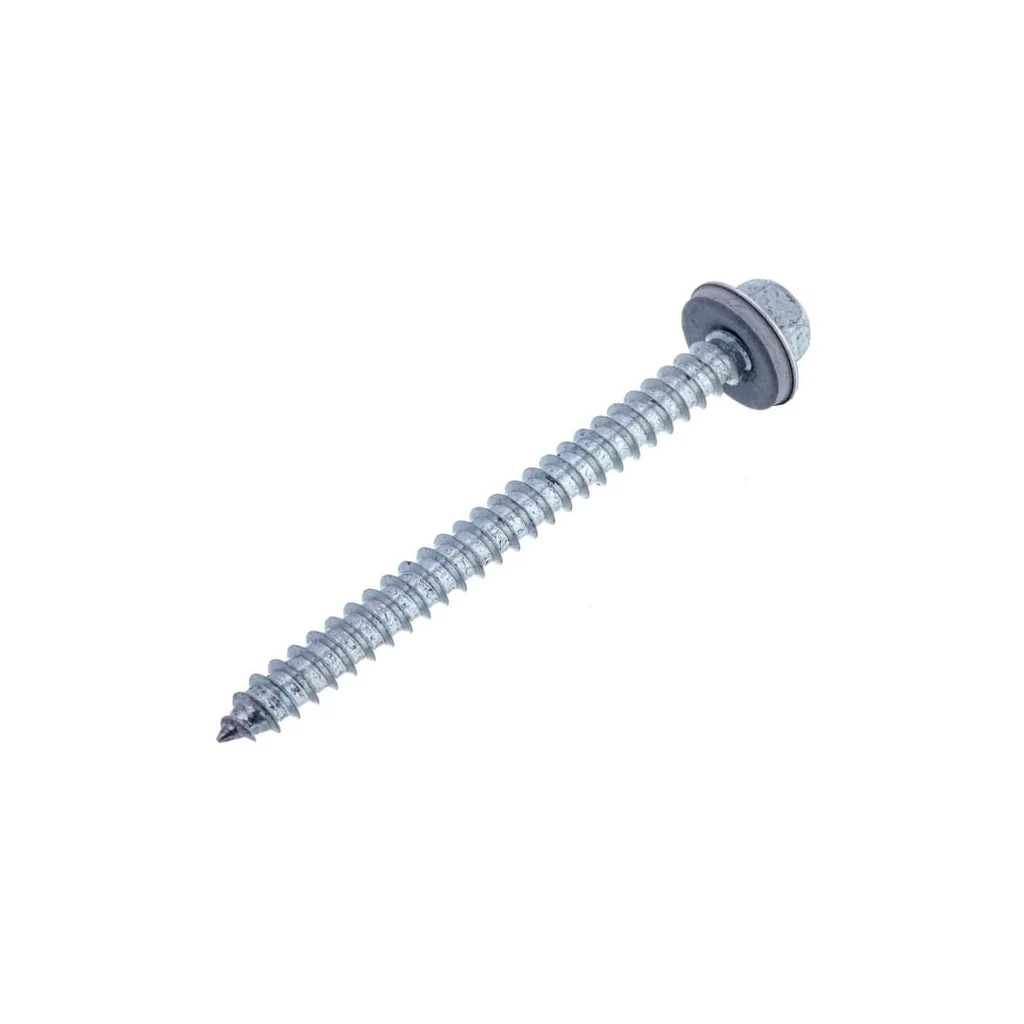 Șurub pentru tablă autofiletant cap hexagonal DIN7976 6,5x75mm oțel zincat