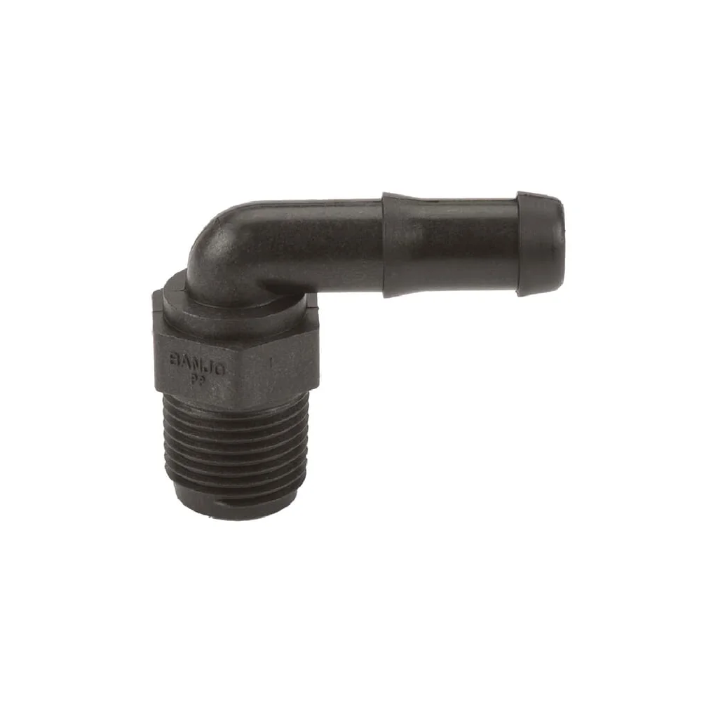 Racord furtun 1/2" NPT tată x 1/2" 90°