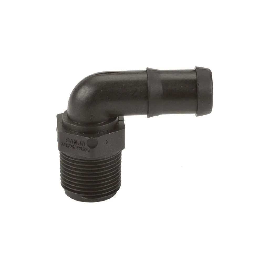 Racord furtun 3/4" NPT tată x 3/4" 90°