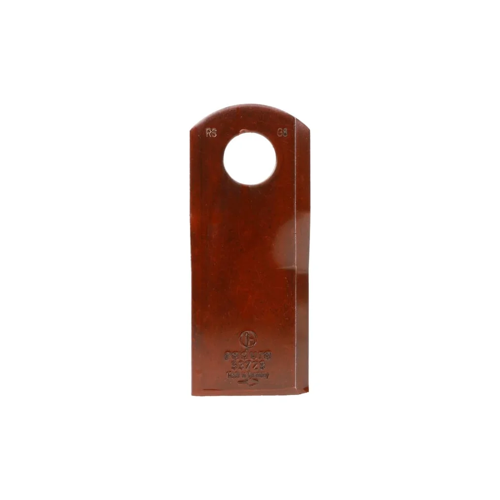 Lamă cositoare stânga 116x48x4mm orificiu 20,5mm pachet 25 buc. potrivită pentru Kuhn