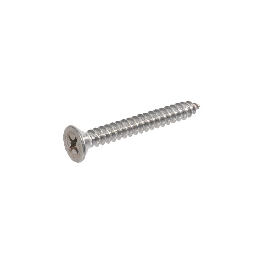Șurub pentru tablă autofiletant cap înecat în cruce PZ1 DIN7982C 2,9x9,5mm oțel inoxidabil A2
