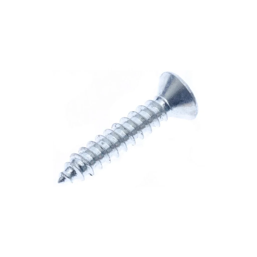 Șurub pentru tablă autofiletant cap înecat în cruce PZ2 DIN7982C 3,5x19mm oțel zincat