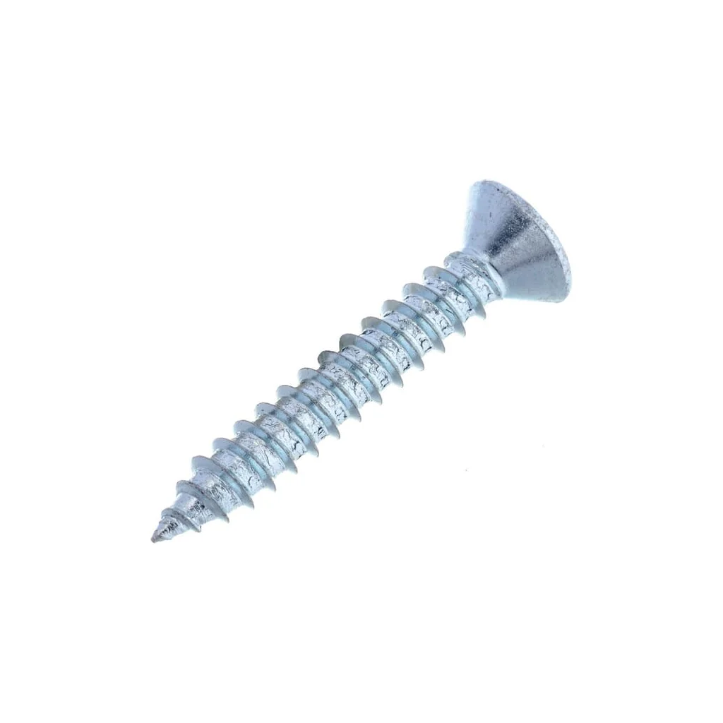 Șurub pentru tablă autofiletant cap înecat în cruce PZ2 DIN7982C 3,9x25mm oțel zincat