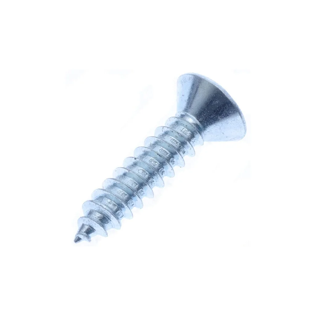 Șurub pentru tablă autofiletant cap înecat în cruce PZ2 DIN7982C 4,2x19mm oțel zincat