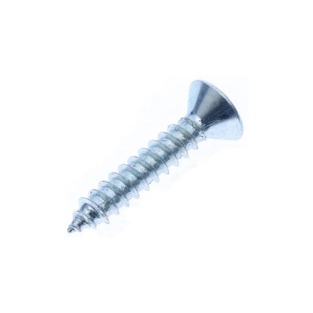 Șurub pentru tablă autofiletant cap înecat în cruce PZ2 DIN7982C 4,8x25mm oțel zincat