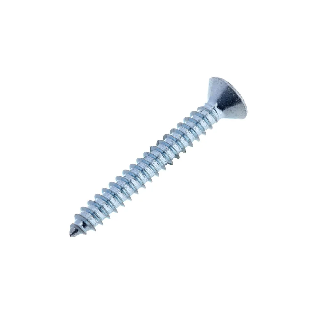 Șurub pentru tablă autofiletant cap înecat în cruce PZ2 DIN7982C 4,8x38mm oțel zincat