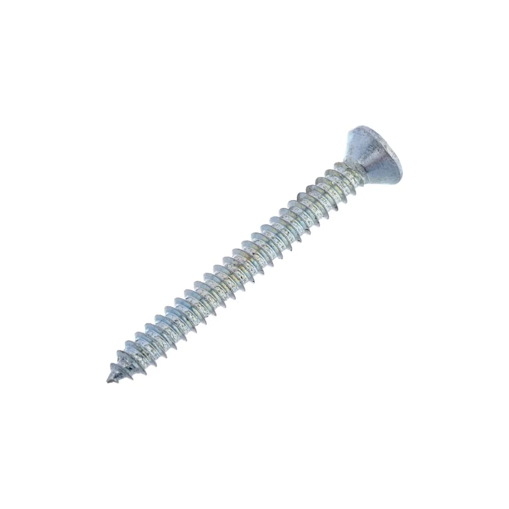 Șurub pentru tablă autofiletant cap înecat în cruce PZ2 DIN7982C 4,8x45mm oțel zincat