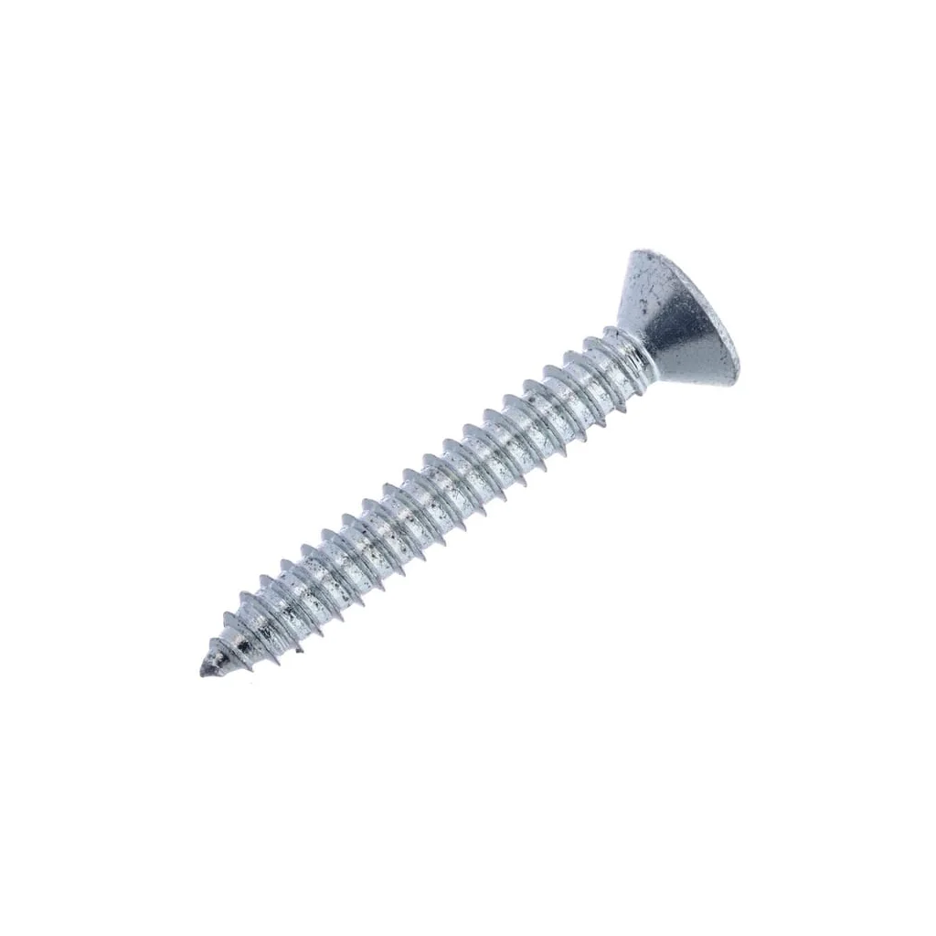 Șurub pentru tablă autofiletant cap înecat în cruce PZ3 DIN7982C 6,3x45mm oțel zincat