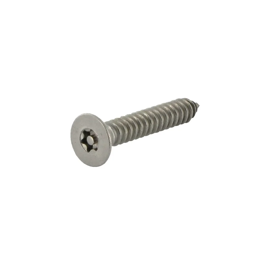Șurub pentru tablă autofiletant cap înecat torx TX30 DIN7982C 6,3x50mm oțel inoxidabil A2