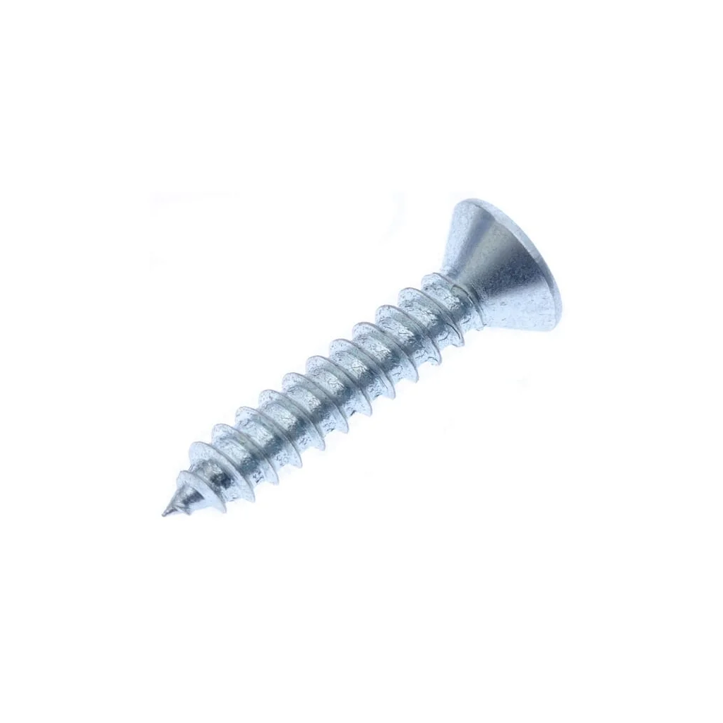 Șurub pentru tablă autofiletant cap semi-înecat în cruce PZ2 DIN7983C 3,5x19mm oțel zincat