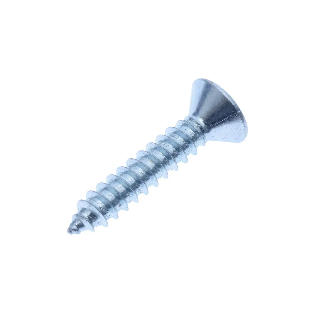Șurub pentru tablă autofiletant cap semi-înecat în cruce PZ2 DIN7983C 4,8x25mm oțel zincat
