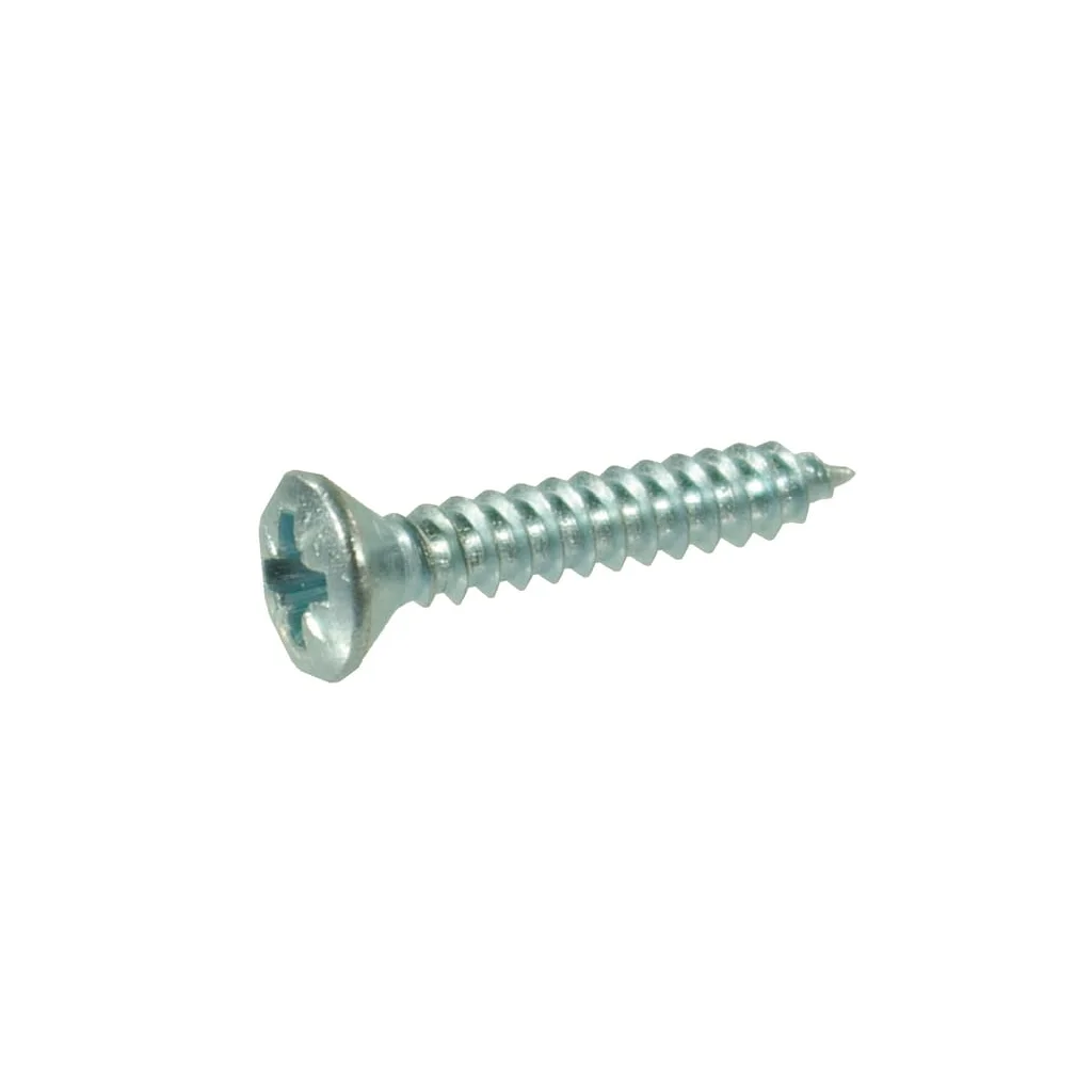 Șurub pentru tablă autofiletant cap semi-înecat în cruce PZ3 DIN7983C 6,3x19mm oțel zincat