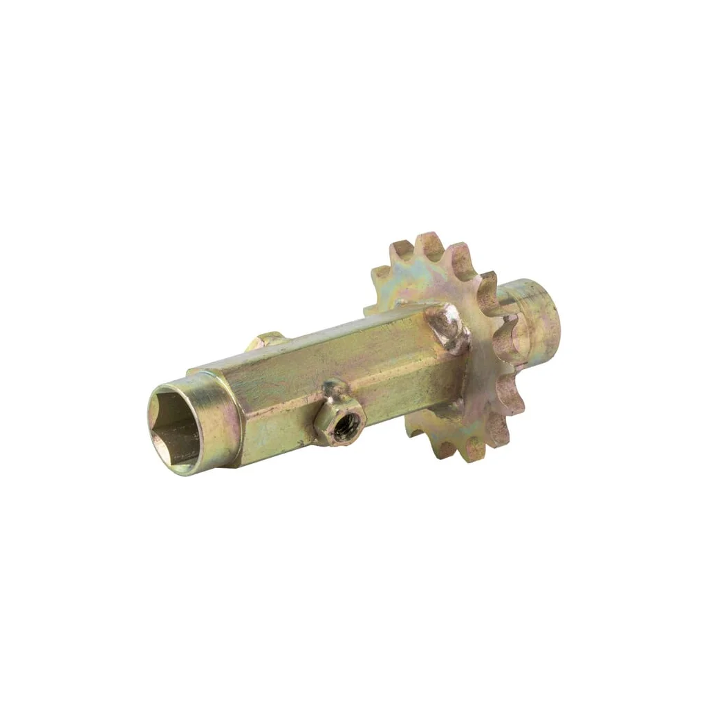 Pinion Z15 1/2" cu ax orificiu hexagonal 19x27 suport transmise centrală