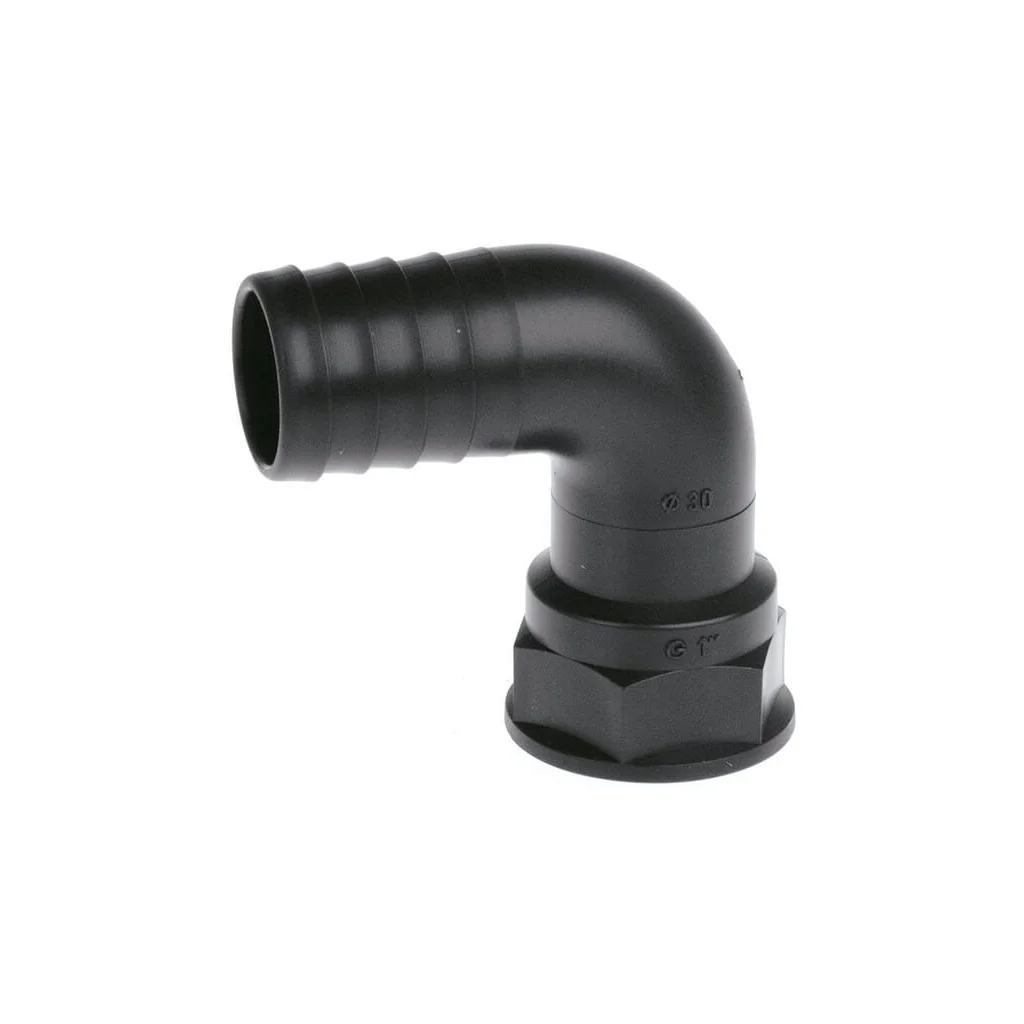 Capăt furtun 90° 30mm x 1" mamă