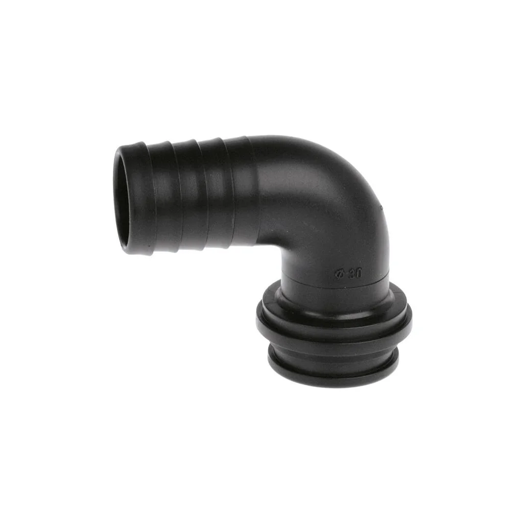 Capăt furtun 90° 19mm pentru piuliță fluture 1"