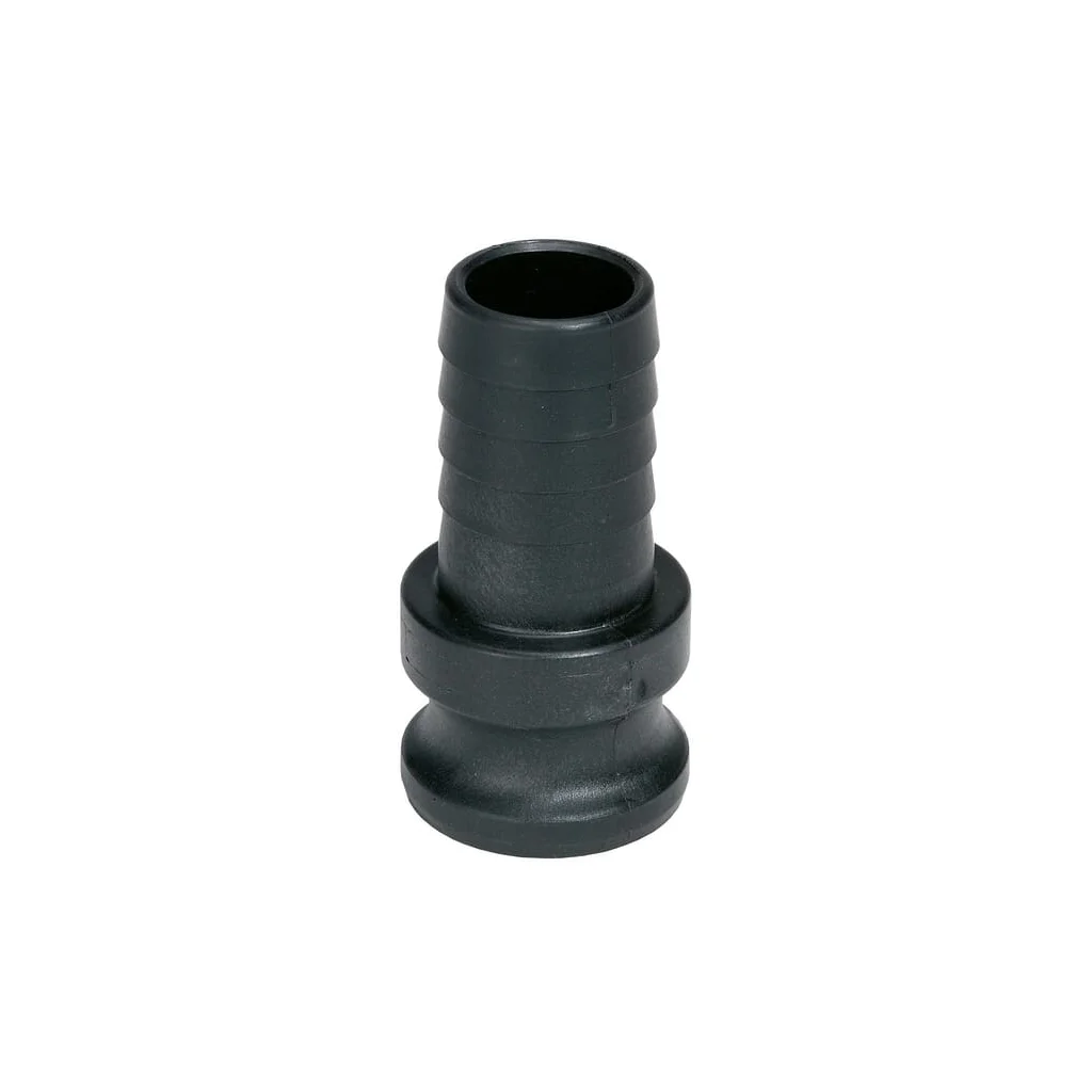 Cuplă Camlock tip E 1 1/4", conexiune furtun, polipropilenă