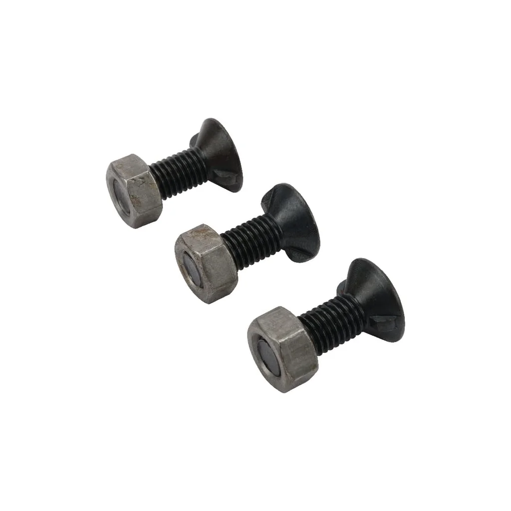 Set șuruburi plug cu umeri și piuliță M12x35mm 2N 3 buc.