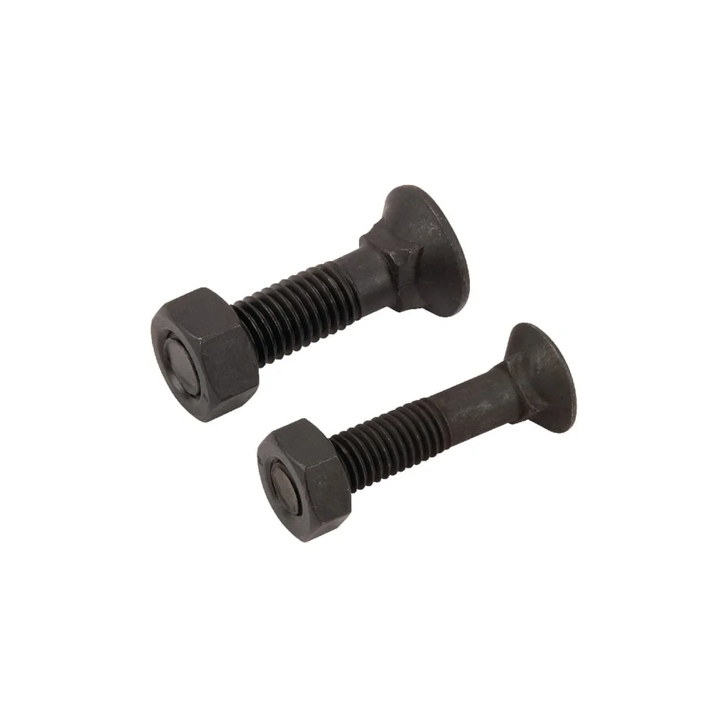 Set șuruburi plug cu gât pătrat și piuliță M10x50mm VK 1 buc. M12x45mm VK 2 buc.