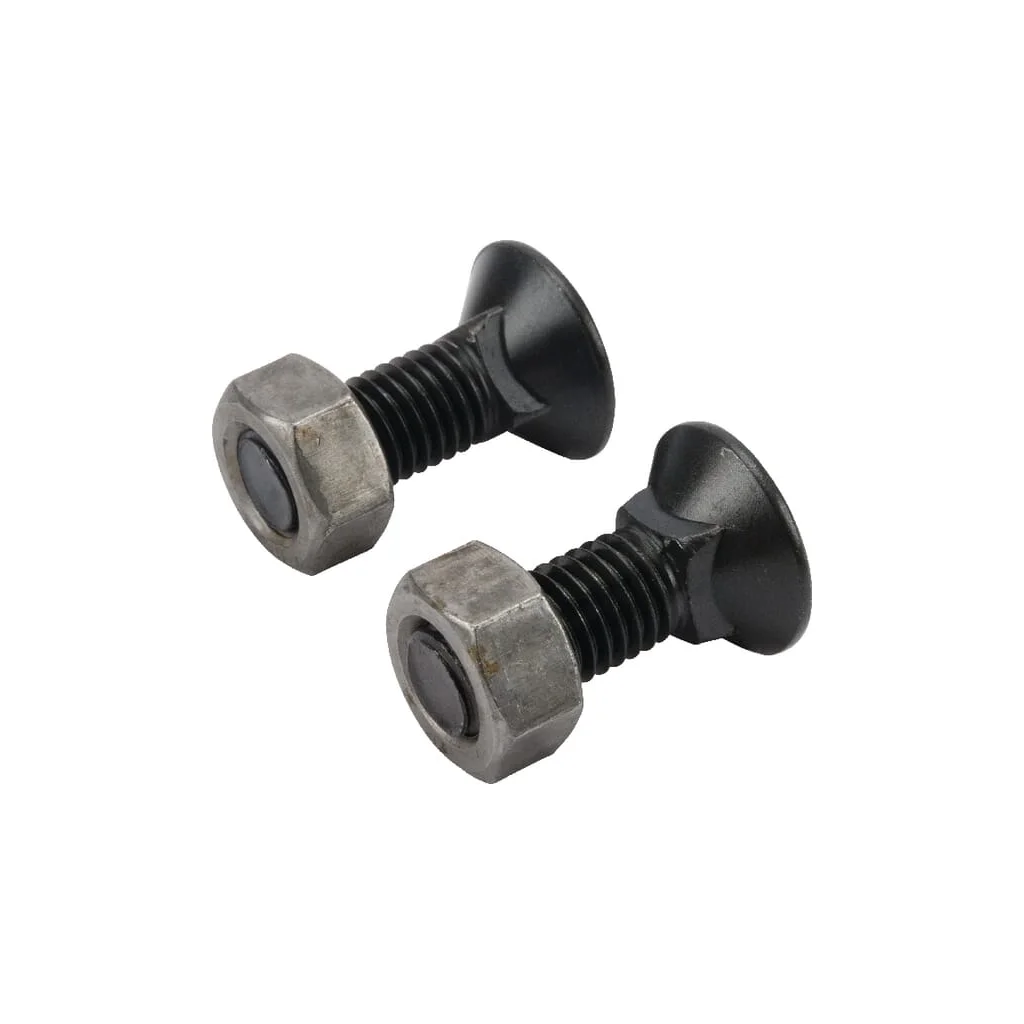 Set șuruburi plug cu gât pătrat și piuliță M12x35mm VK 2 buc.