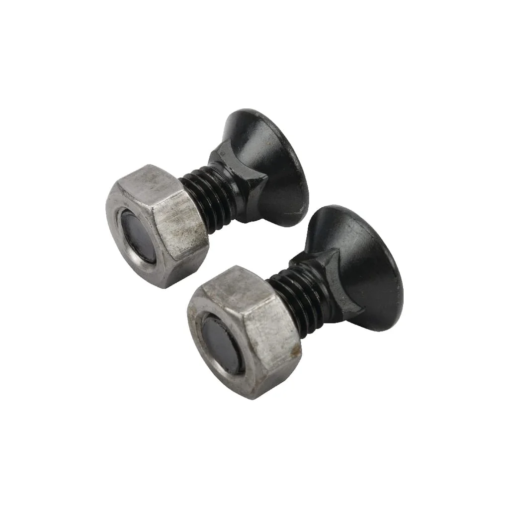 Set șuruburi plug cu gât pătrat și piuliță M12x30mm VK 2 buc.