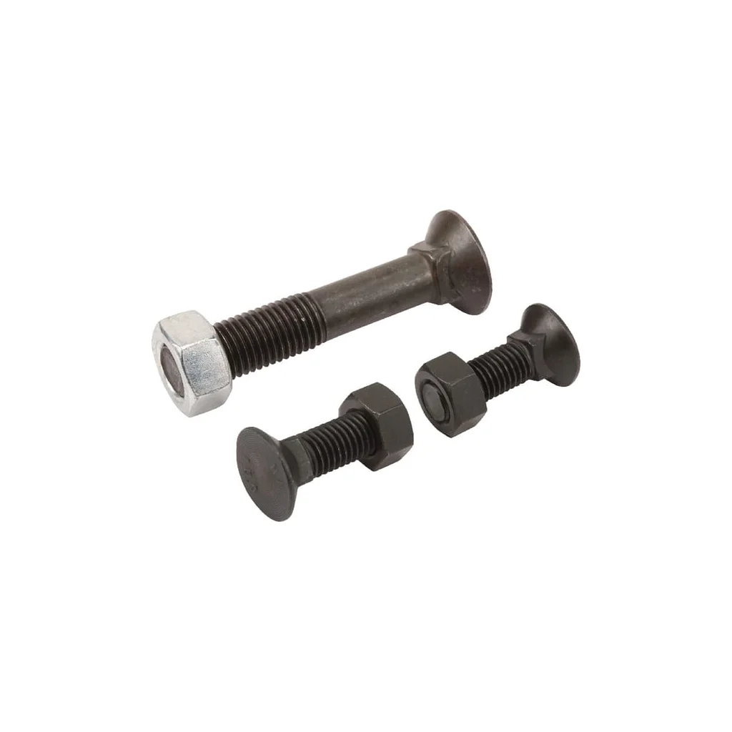 Set șuruburi plug cu gât pătrat și piuliță M12x40mm VK 2 buc. M16x90mm VK 1 buc.