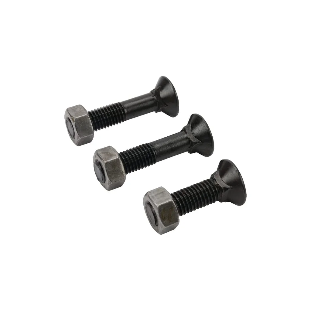 Set șuruburi plug cu gât pătrat și piuliță M12x45mm VK 1 buc. M12x60mm VK 2 buc.