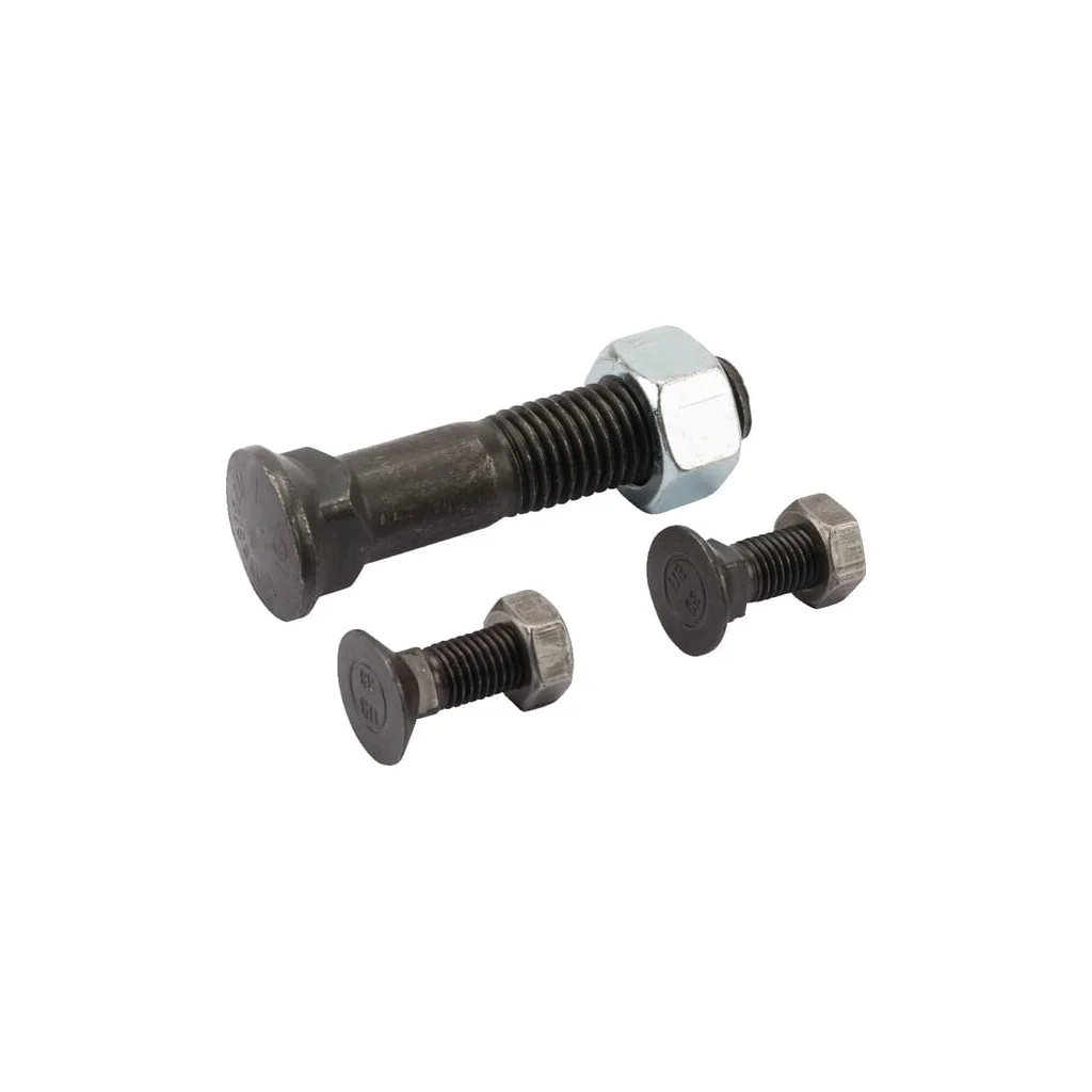 Set șuruburi plug cu gât pătrat și piuliță M11x30mm VK 2 buc. M34x90mm VK 1 buc.