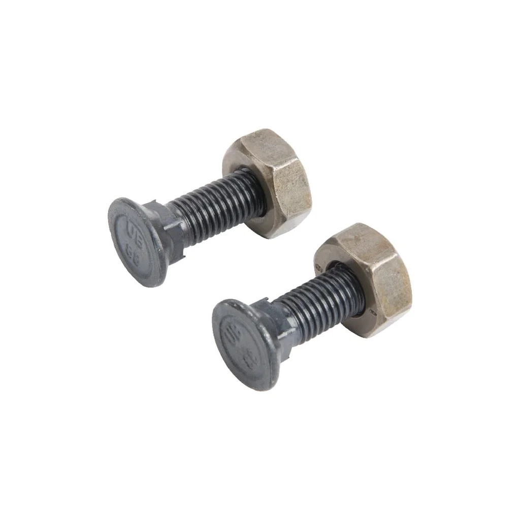 Set șuruburi plug cu gât pătrat și piuliță M9x30mm VK 2 buc.