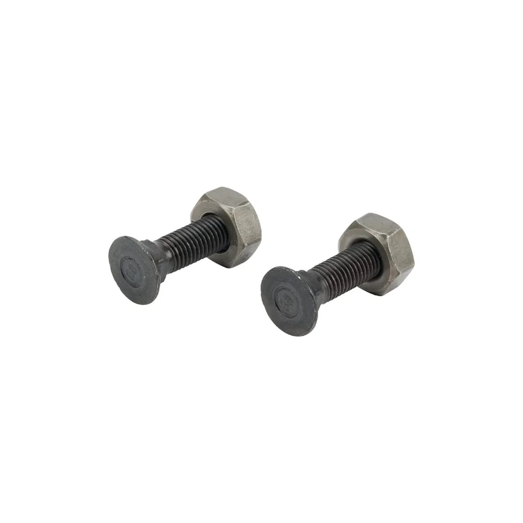 Set șuruburi plug cu gât pătrat și piuliță M9x35mm VK 2 buc.