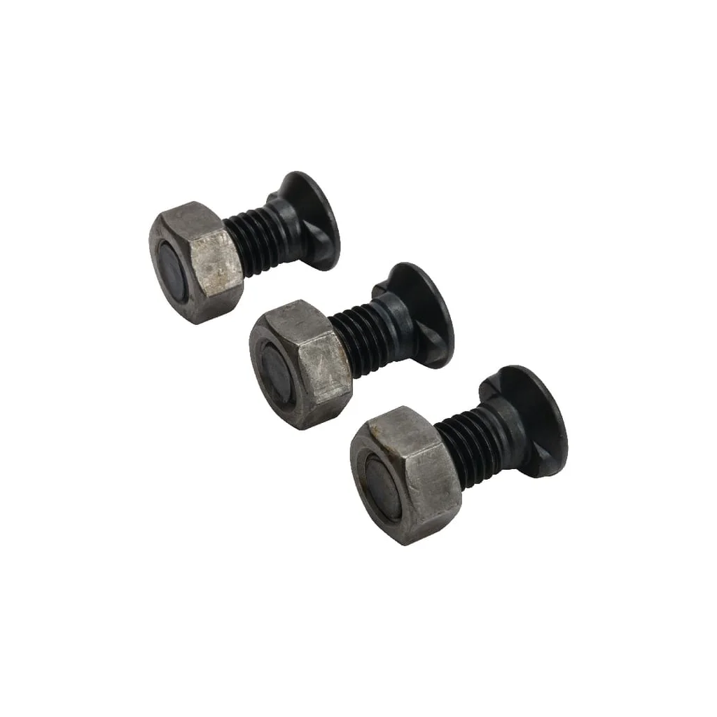 Set șuruburi plug cu umeri și piuliță M12x30mm CO 3 buc.