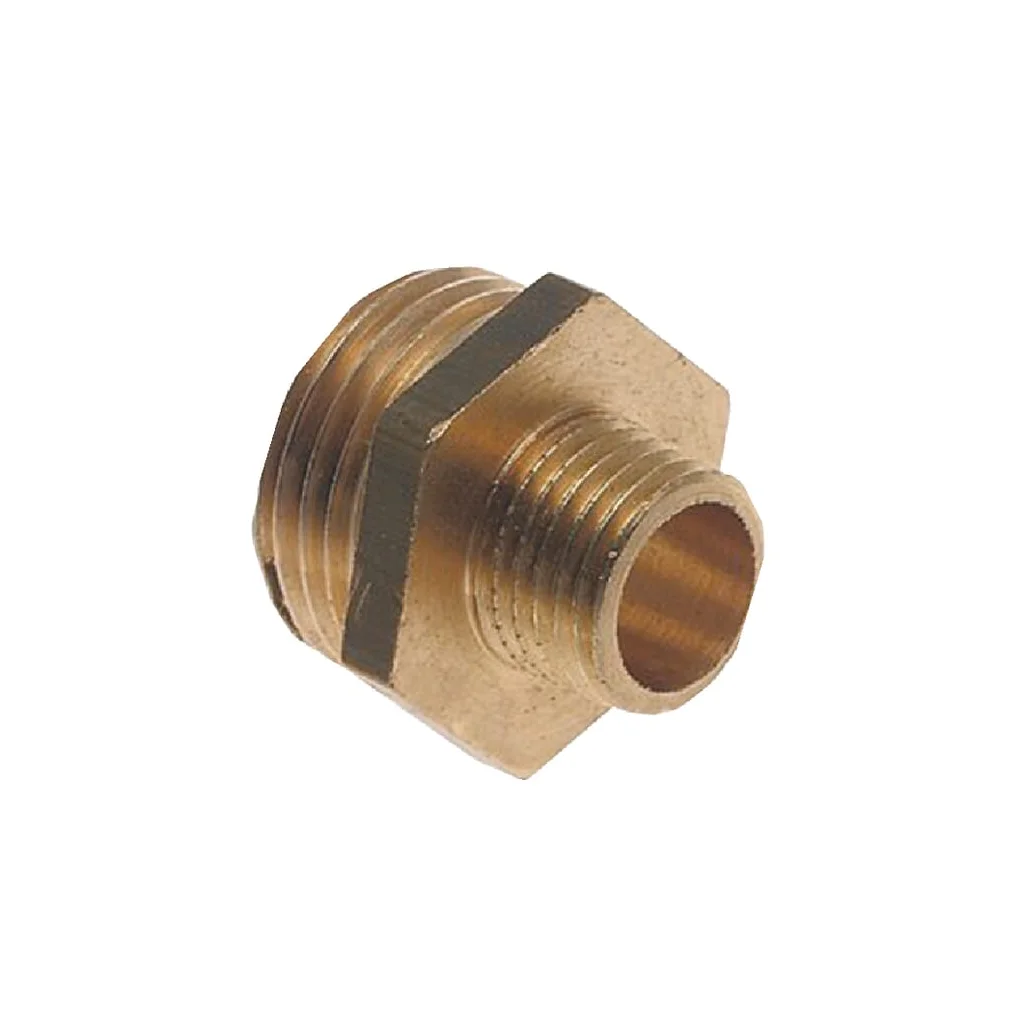 Niplu din alamă 2xM 3/4" x 3/8"