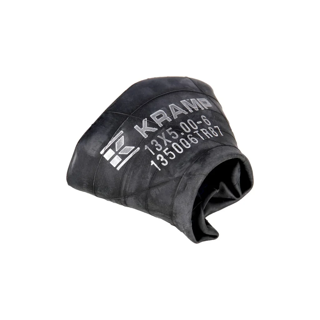 Cameră anvelopă pentru jantă diametru 6" 13x5.00-6 cu valvă curbată 90° TR87