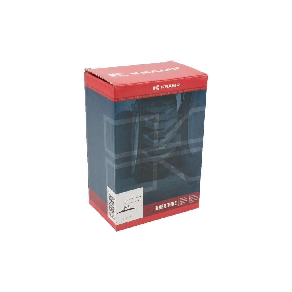 Cameră anvelopă pentru jantă diametru 10" 6.50-10 cu valvă curbată 90° TR87