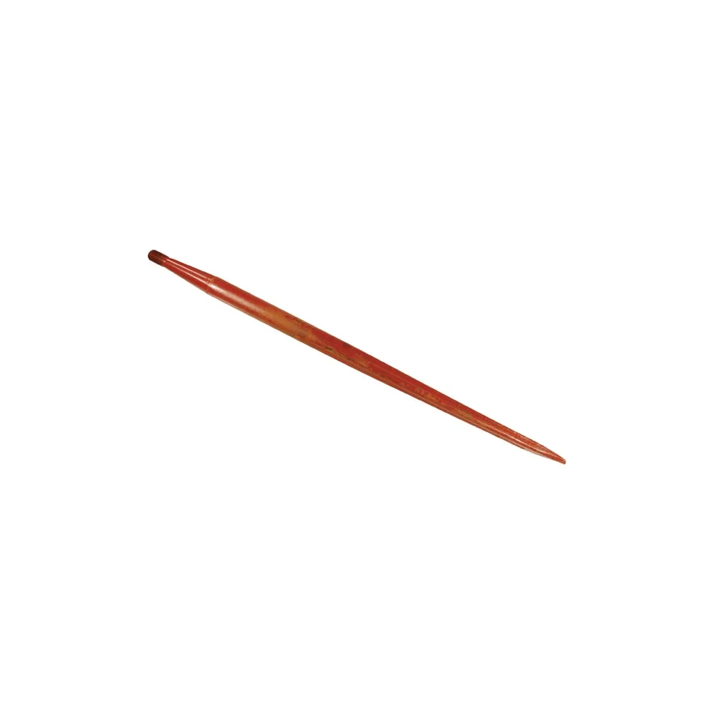 Dinte pentru încărcător, drept, secțiune în stea 45x1020mm, vârf ascuțit cu piuliță M27x1.5mm, roșu