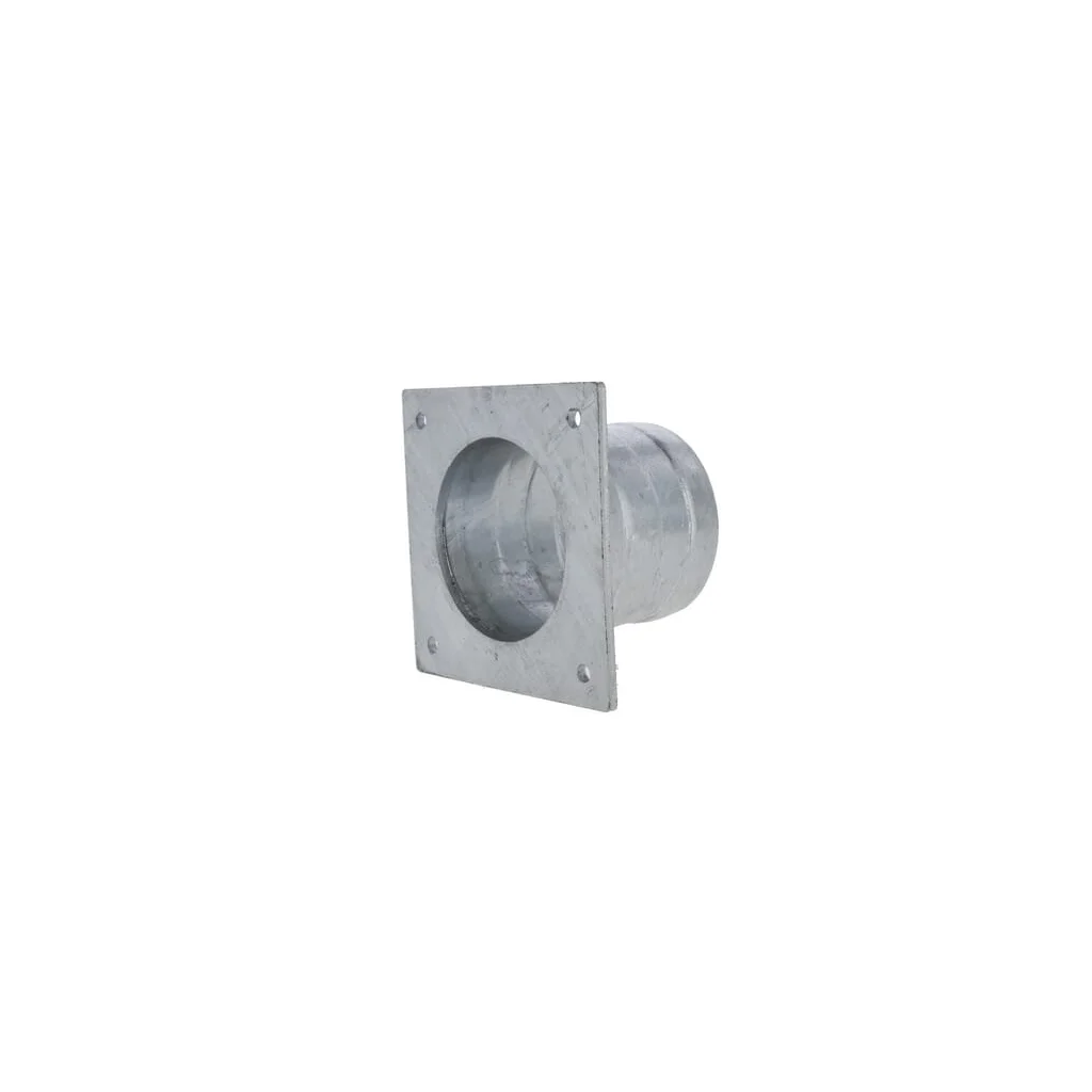 Flanșă 8" cu racord furtun pentru pâlnie de 160mm