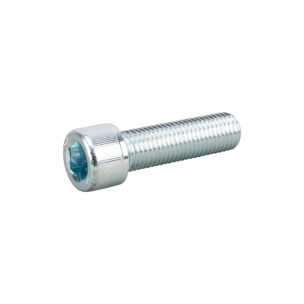 Șurub cap cilindric orificiu hexagonal DIN912 M20x2,5x70mm filet 52mm oțel zincat grupa 10.9