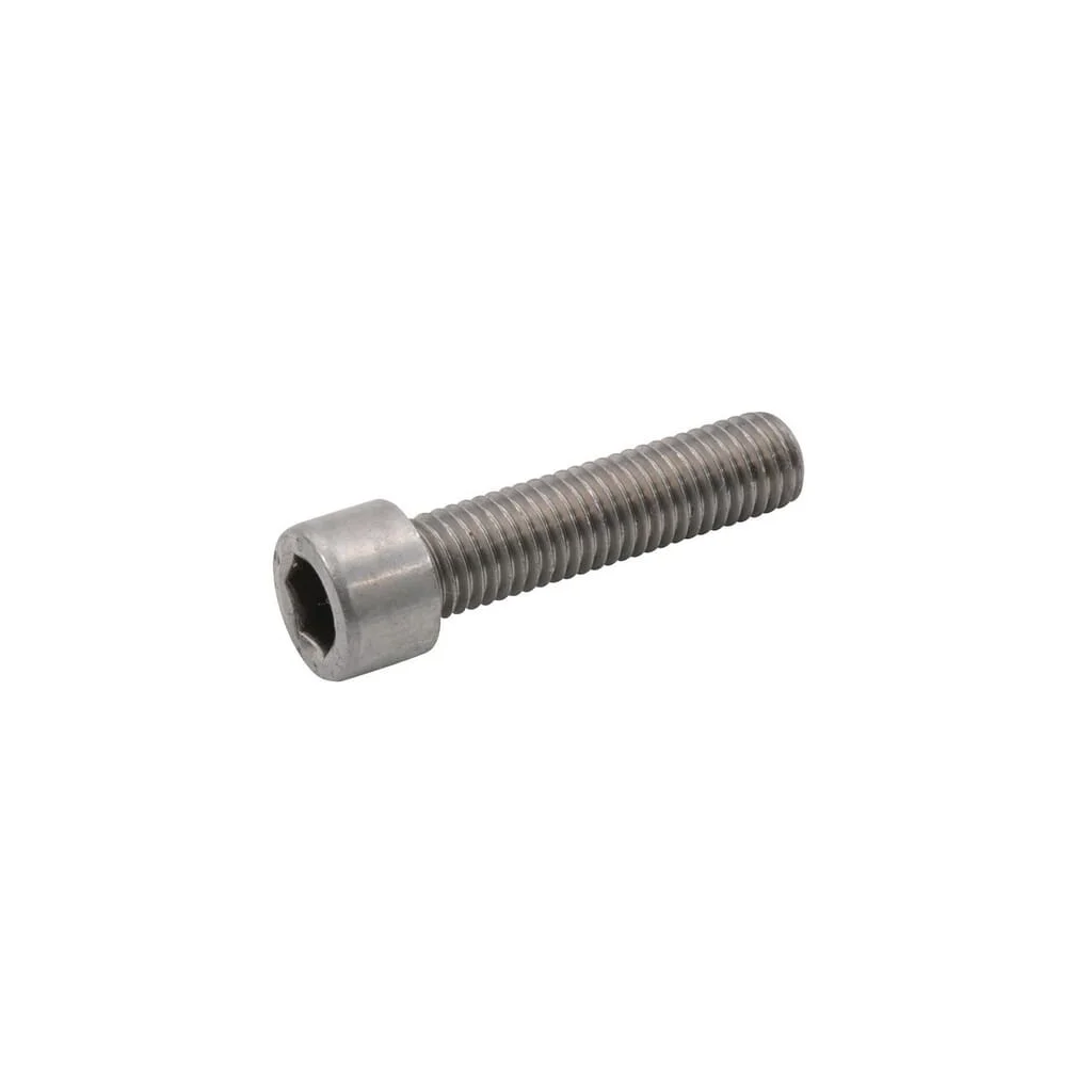 Șurub cap cilindric orificiu hexagonal DIN912 ISO4762 M4x0,7x8mm filet 8mm oțel inoxidabil A4