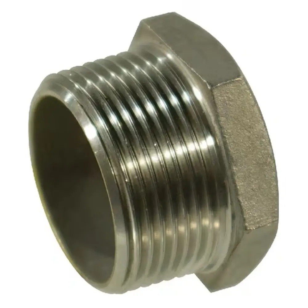 Dop din inox V4A cu filet exterior 1″ pentru țevi