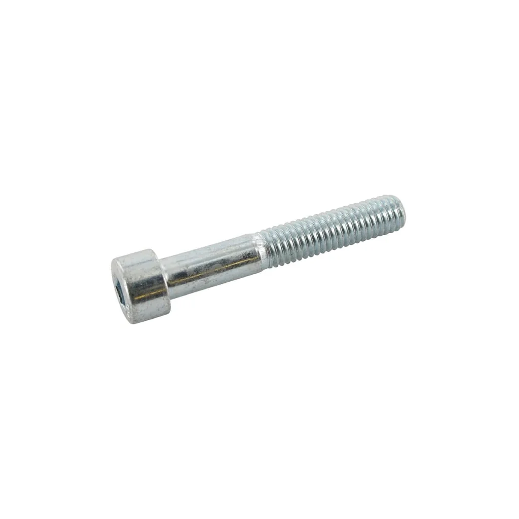 Șurub cap cilindric orificiu hexagonal DIN912 M5x0,8x60mm filet 22mm oțel zincat grupa 8.8
