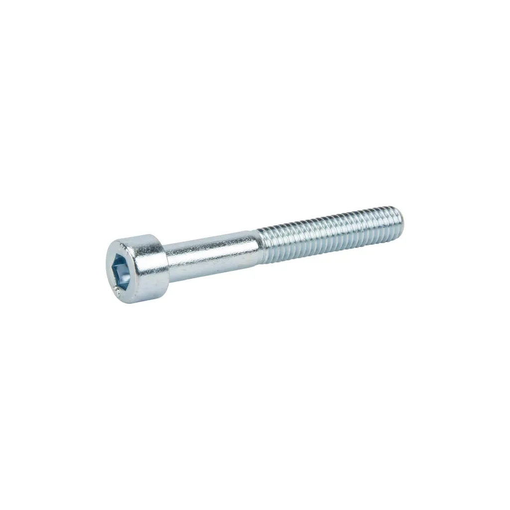 Șurub cap cilindric orificiu hexagonal DIN912 ISO4762 M6x1x45mm filet 24mm oțel placat cu zinc grupa 8.8