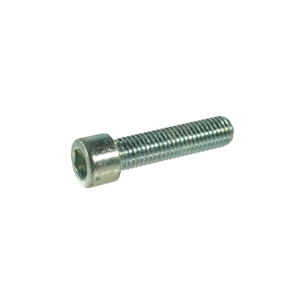 Șurub cap cilindric orificiu hexagonal DIN912 M8x1,25x20mm filet 20mm oțel zincat grupa 10.9