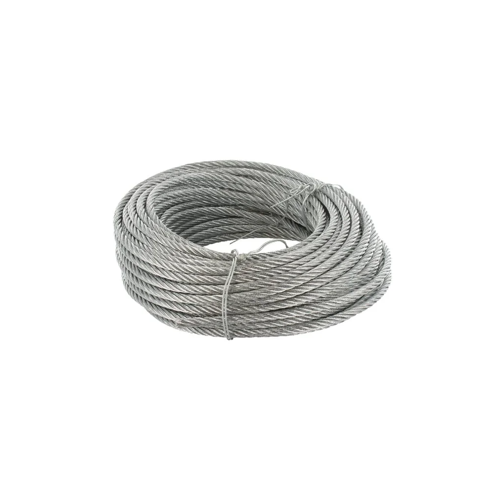 Cablu de oțel zincat 6mm 30m