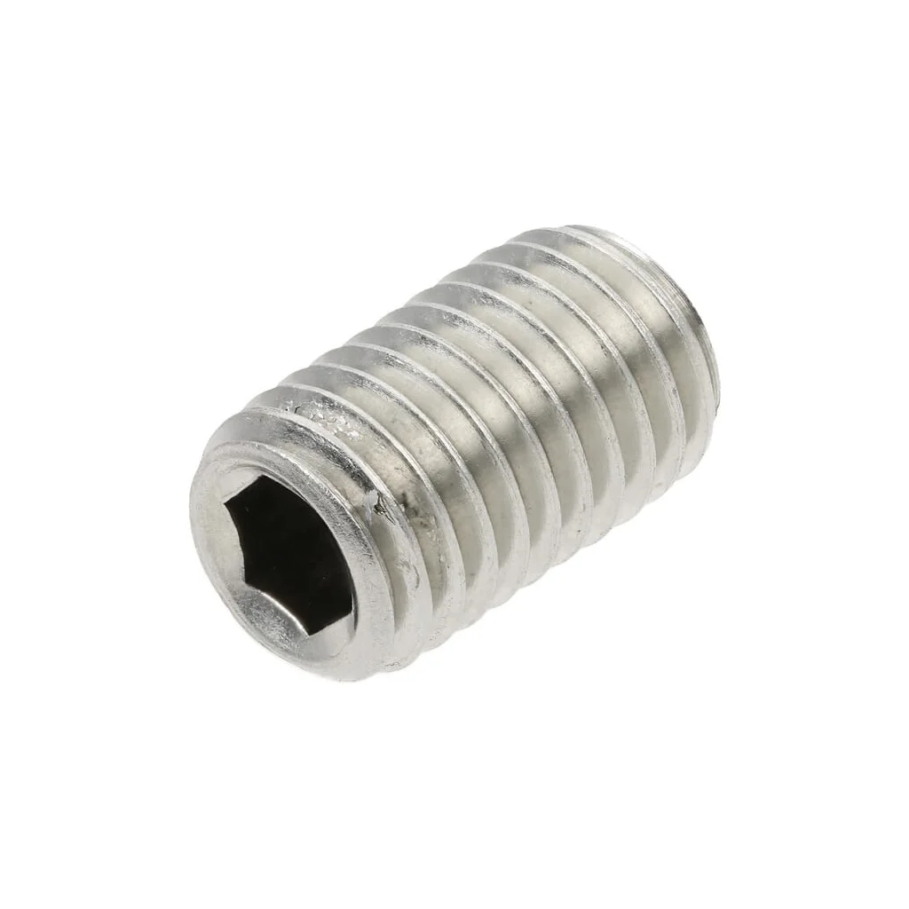 Știft filetat orificiu hexagonal cu vârf cupă DIN916 ISO4029 M12x1,75mm / 20mm oțel inoxidabil A2