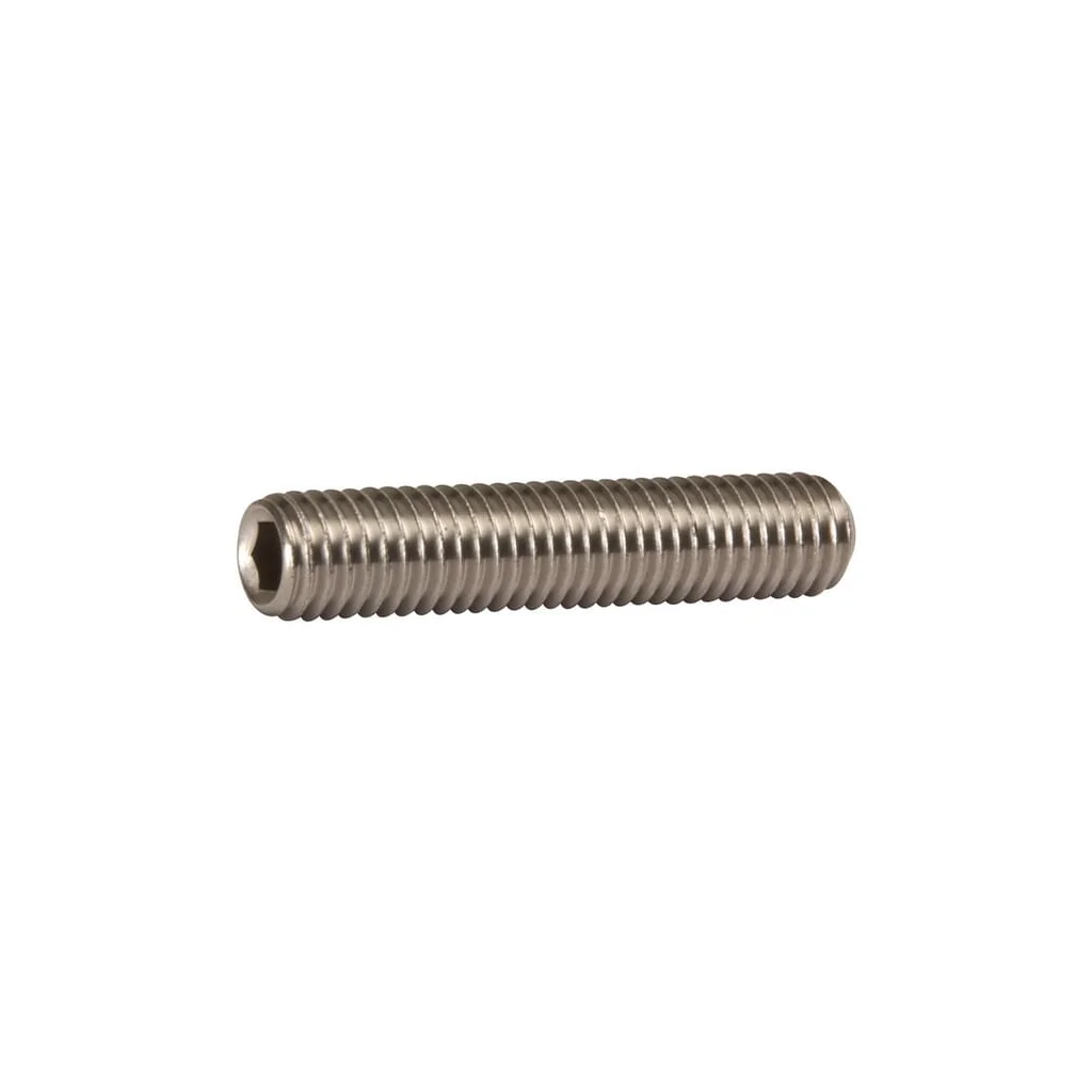 Știft filetat orificiu hexagonal cu vârf cupă DIN916 ISO4029 M3 / 3mm oțel inoxidabil