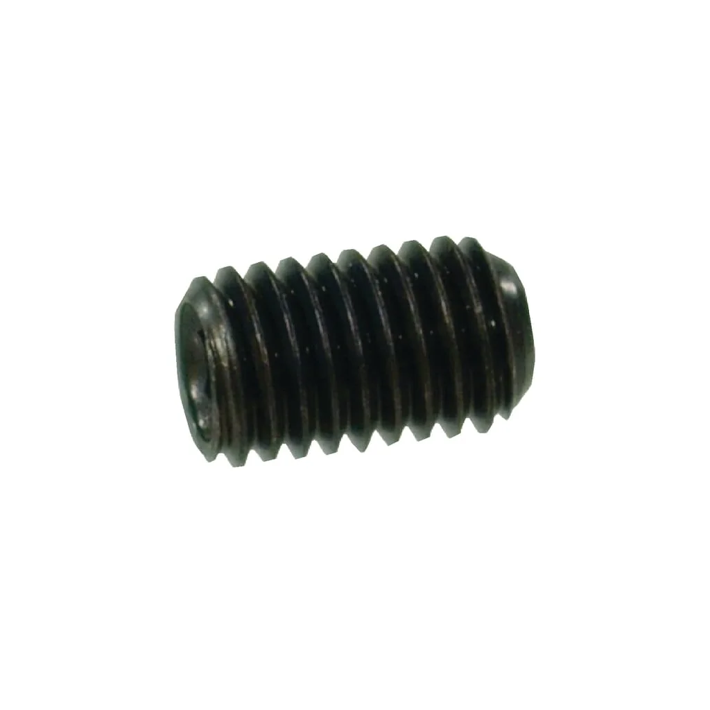 Știft filetat orificiu hexagonal cu vârf cupă DIN916 M8x1,25x30mm oțel brunat grupa 45H