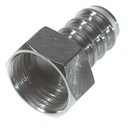Racord furtun V2A din oțel inoxidabil Ø12,7 mm × filet interior 1/2″ – fotografia 1